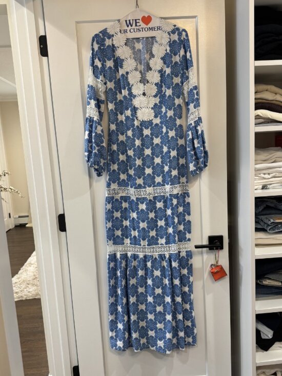 Temptation Positano Dresses & Skirts - Temptation Positano Linen Maxi-Dress, S, Made in Itay